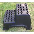 Marche-pied double marche en plastique