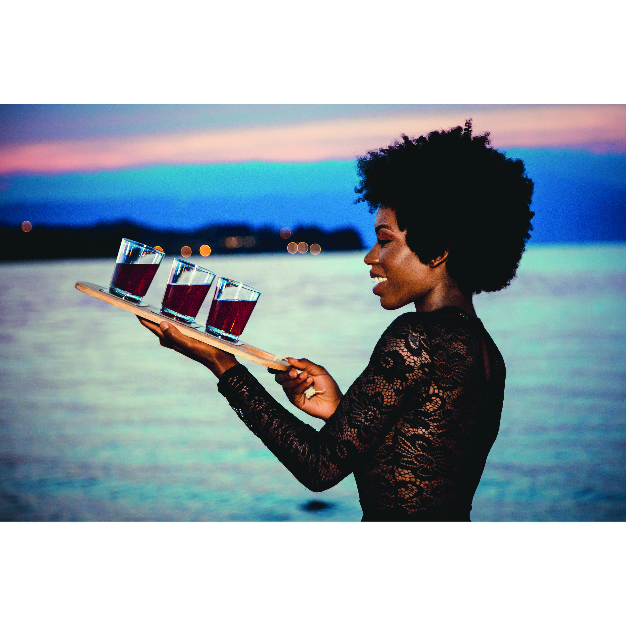 Lot de 6 verres à eau aimantés