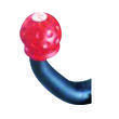 Cache boule attache remorque : Soft-ball rouge