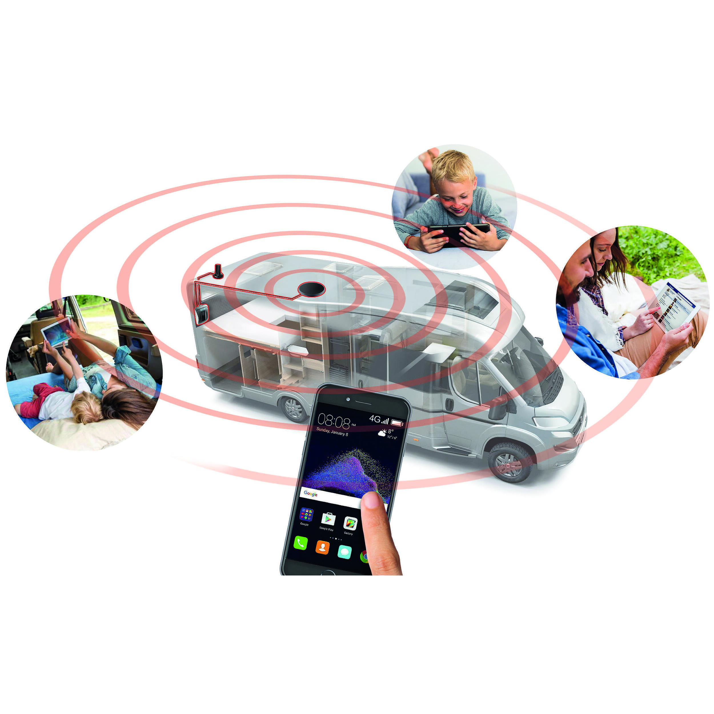 Kit Phone Booster spécial Van