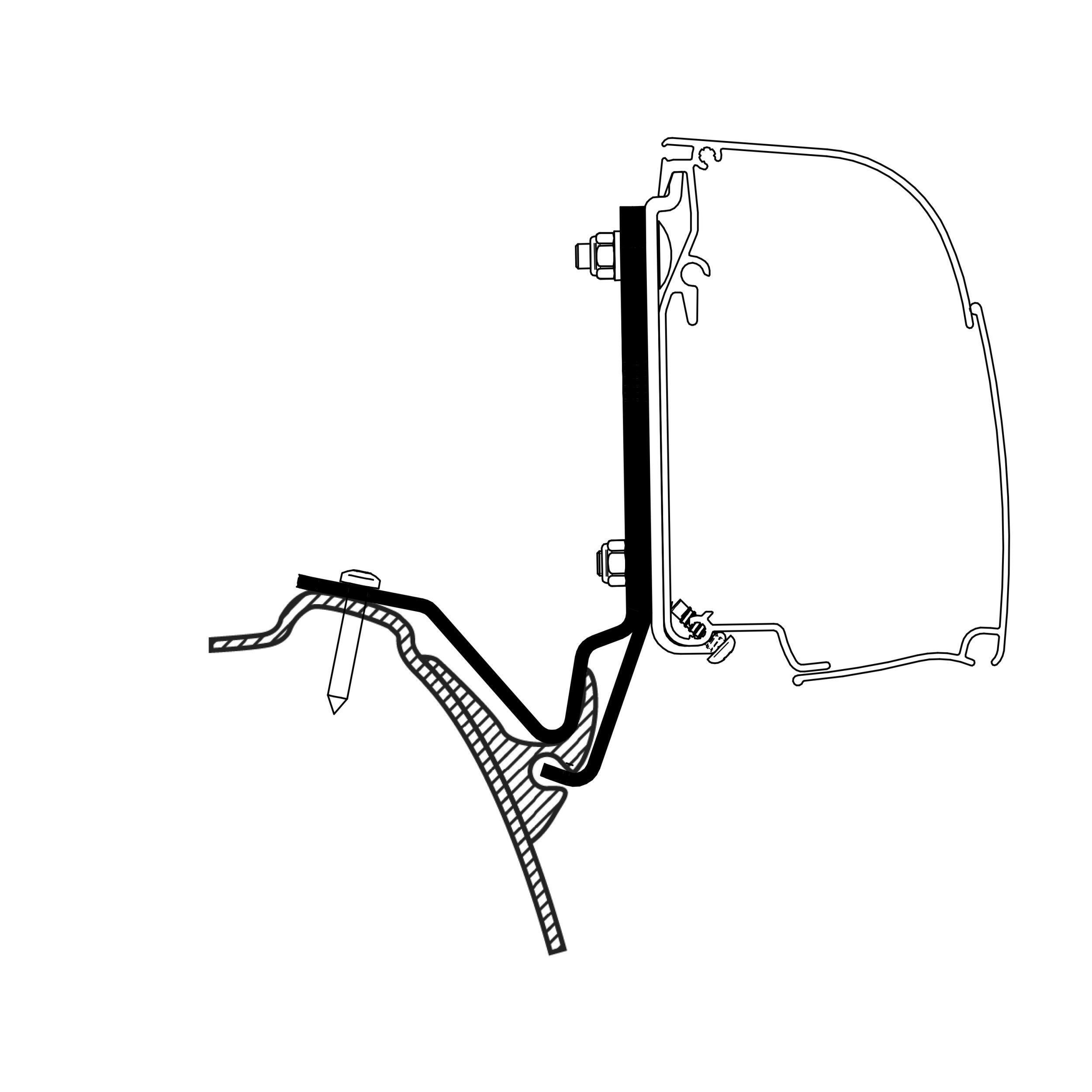 Adaptateur Omnistore 4200 : Westfalia Kepler One/Five/Six