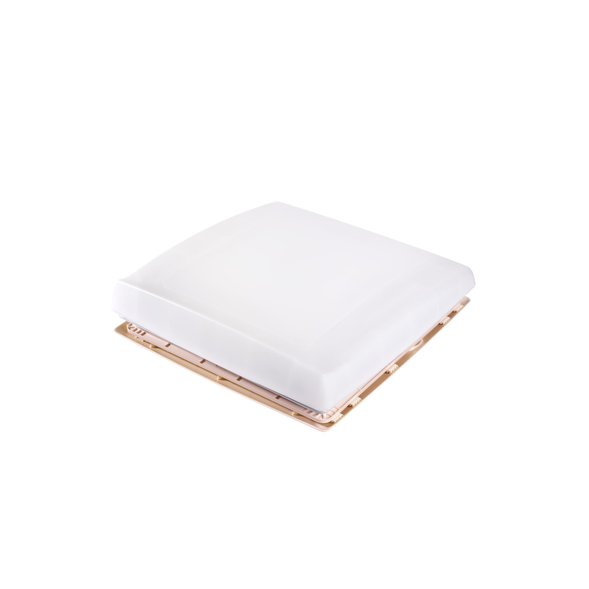 Lanterneau Omnivent 40x40 à manivelle : - Couleur : Translucide