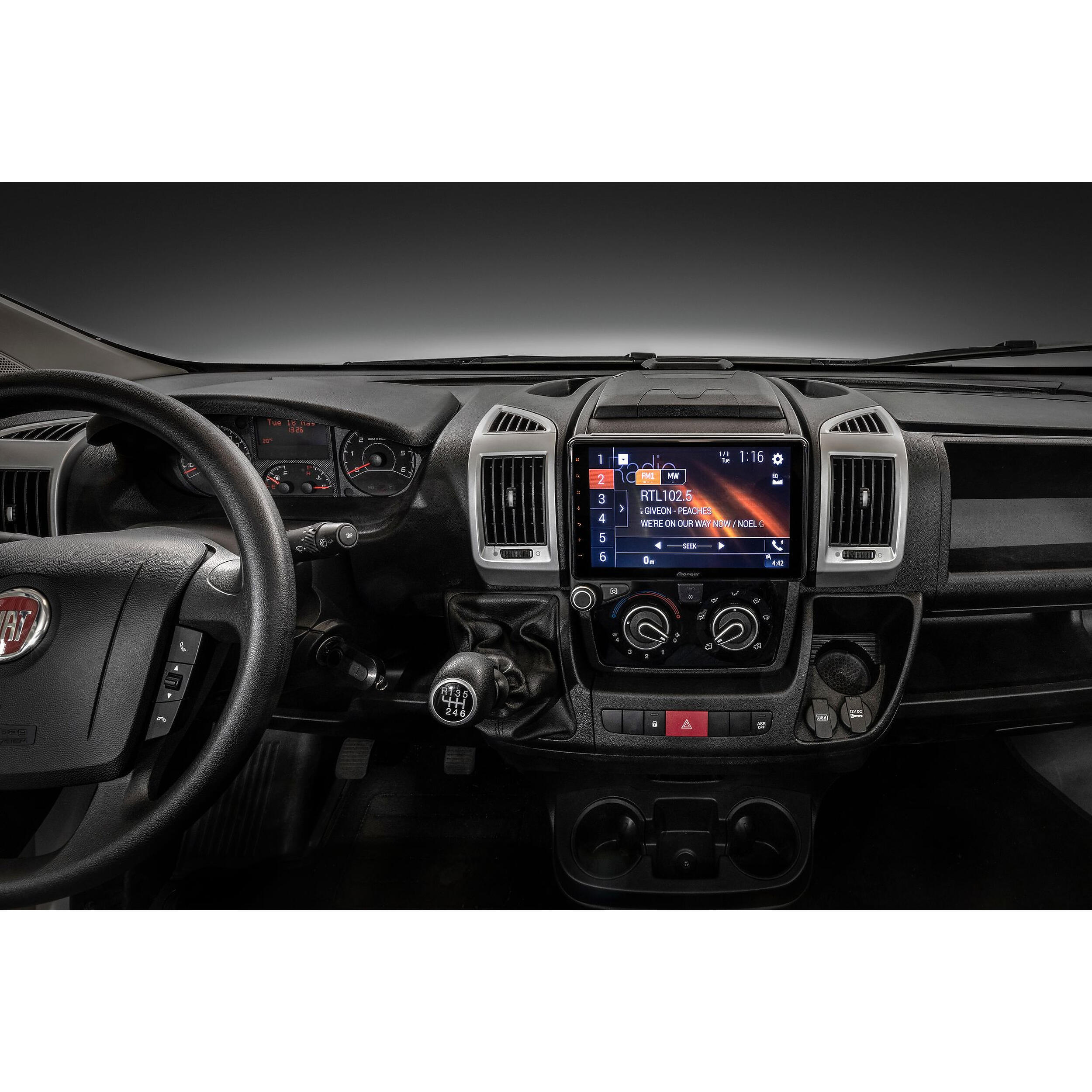Station multimédia avec navigation intégrée : AVIC-Z1000D35C pour Fiat DUCATO III - Peugeot BOXER II - Citroen JUMPER II