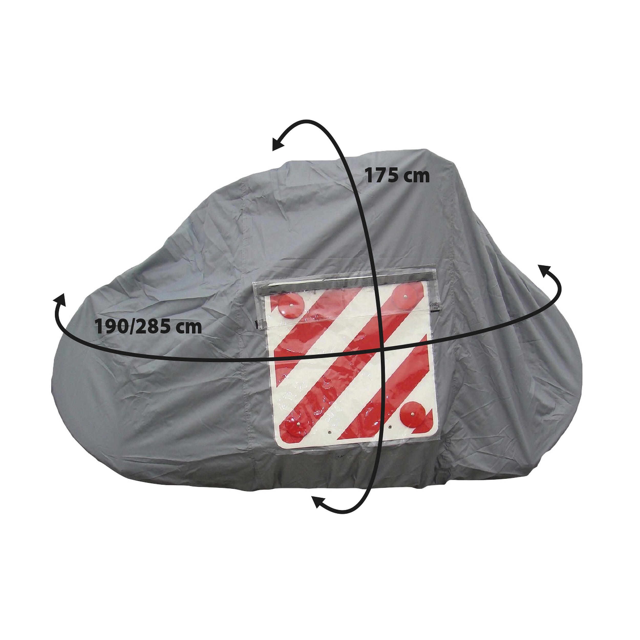 Bâche protection porte-vélos pour camping-car Zwoo : Modèle pour 1 à 3 vélos