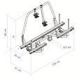 Porte-vélos Thule Superb pour caravane : Superb