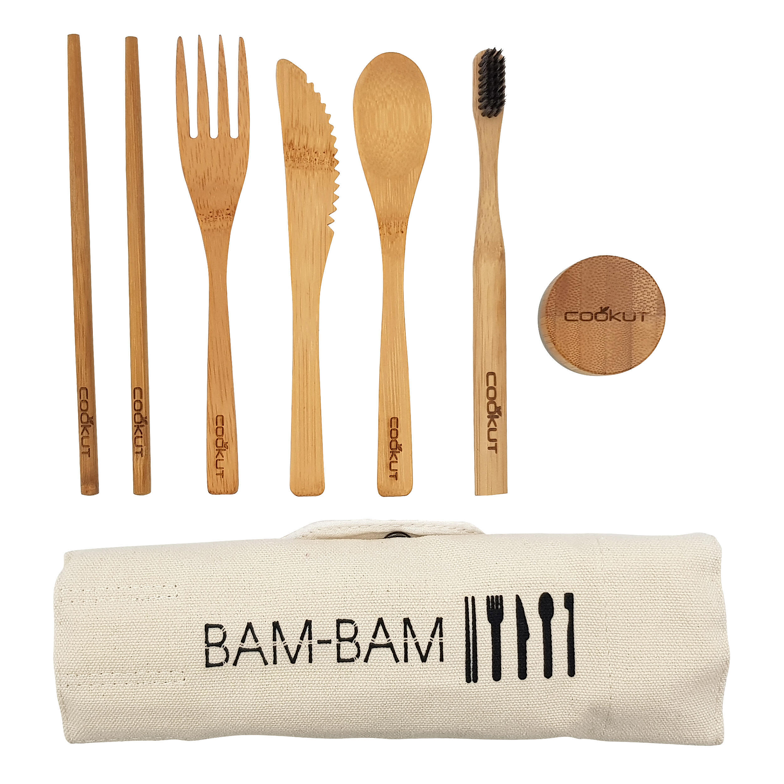 Kit Bam Bam en bambou zéro déchet