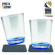 Lot de 2 verres à eau aimantés