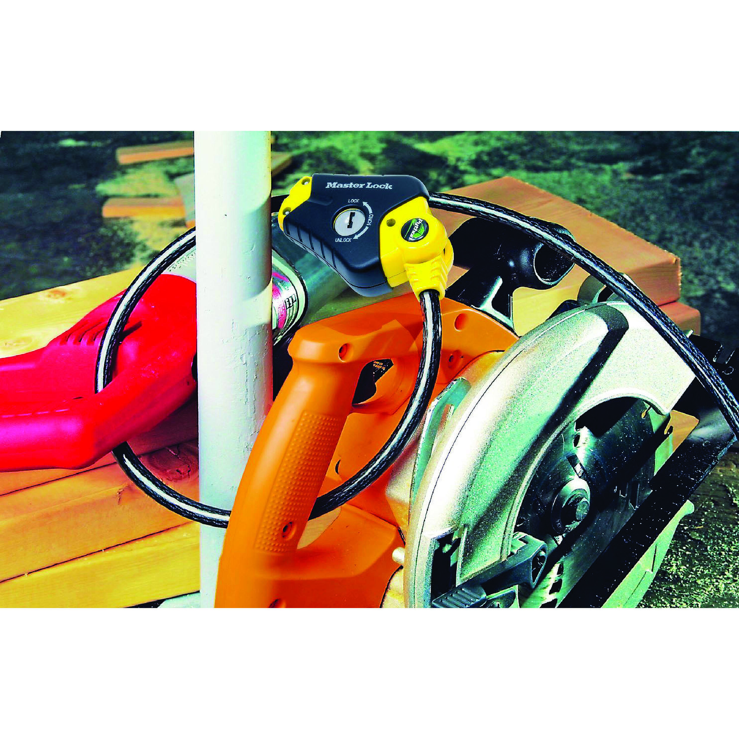 Câble de verrouillage ajustable PYTHON : - 1,80 mètres