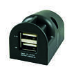 Chargeur 2 prises USB en saillie