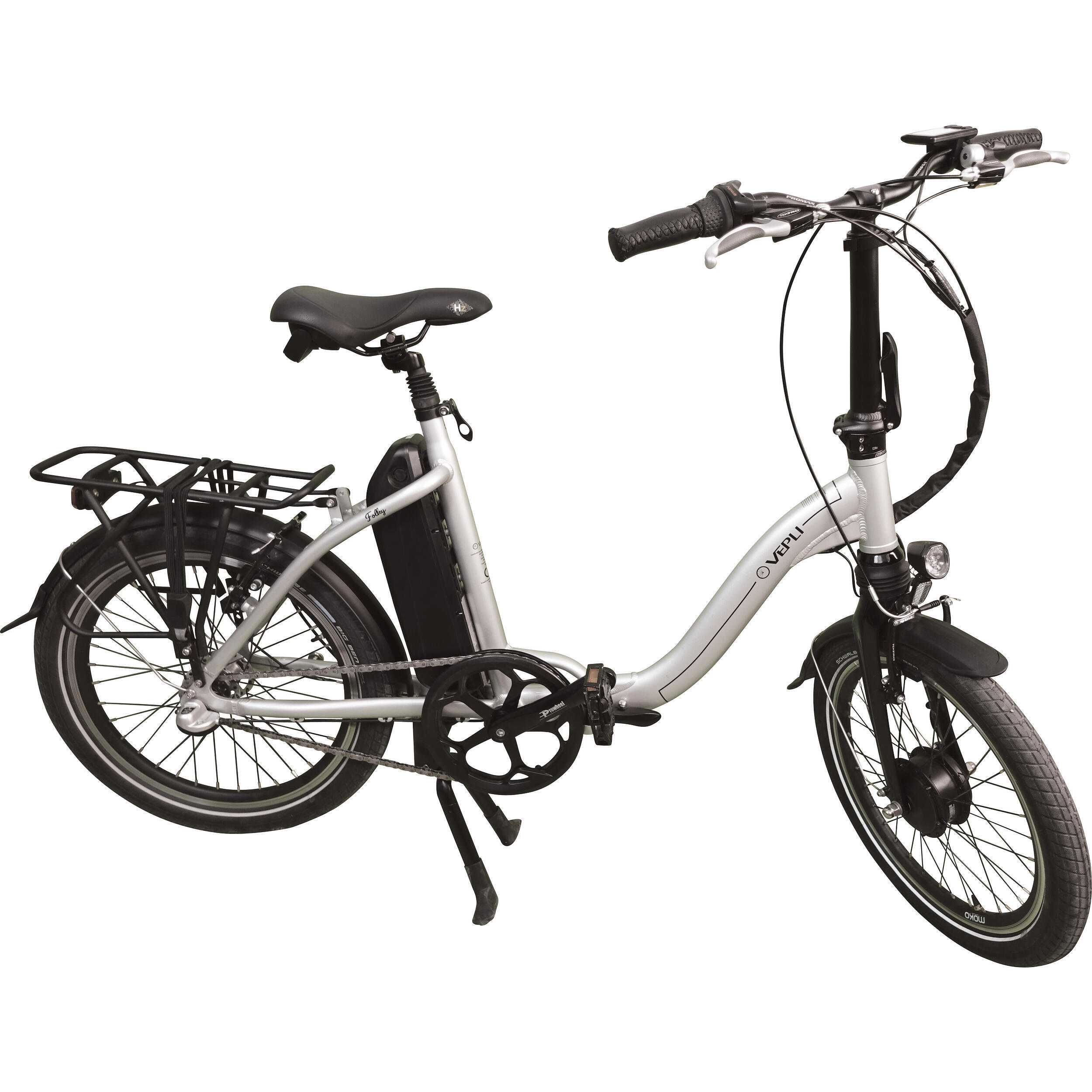 Vélo à assistance électrique FOLKY : Gris 11Ah