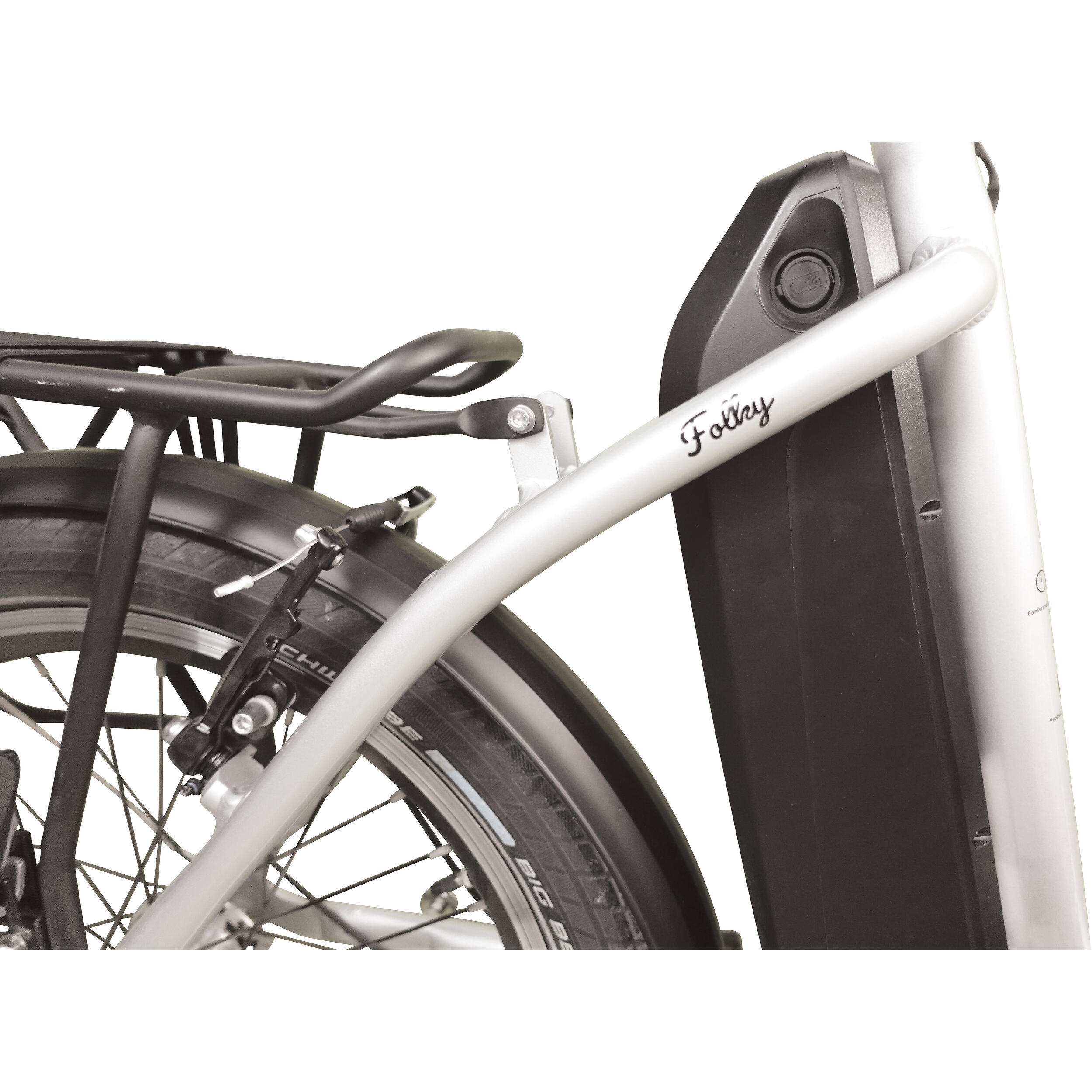 Vélo à assistance électrique FOLKY : Gris 11Ah