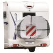 Bâche protection porte-vélos pour camping-car Zwoo