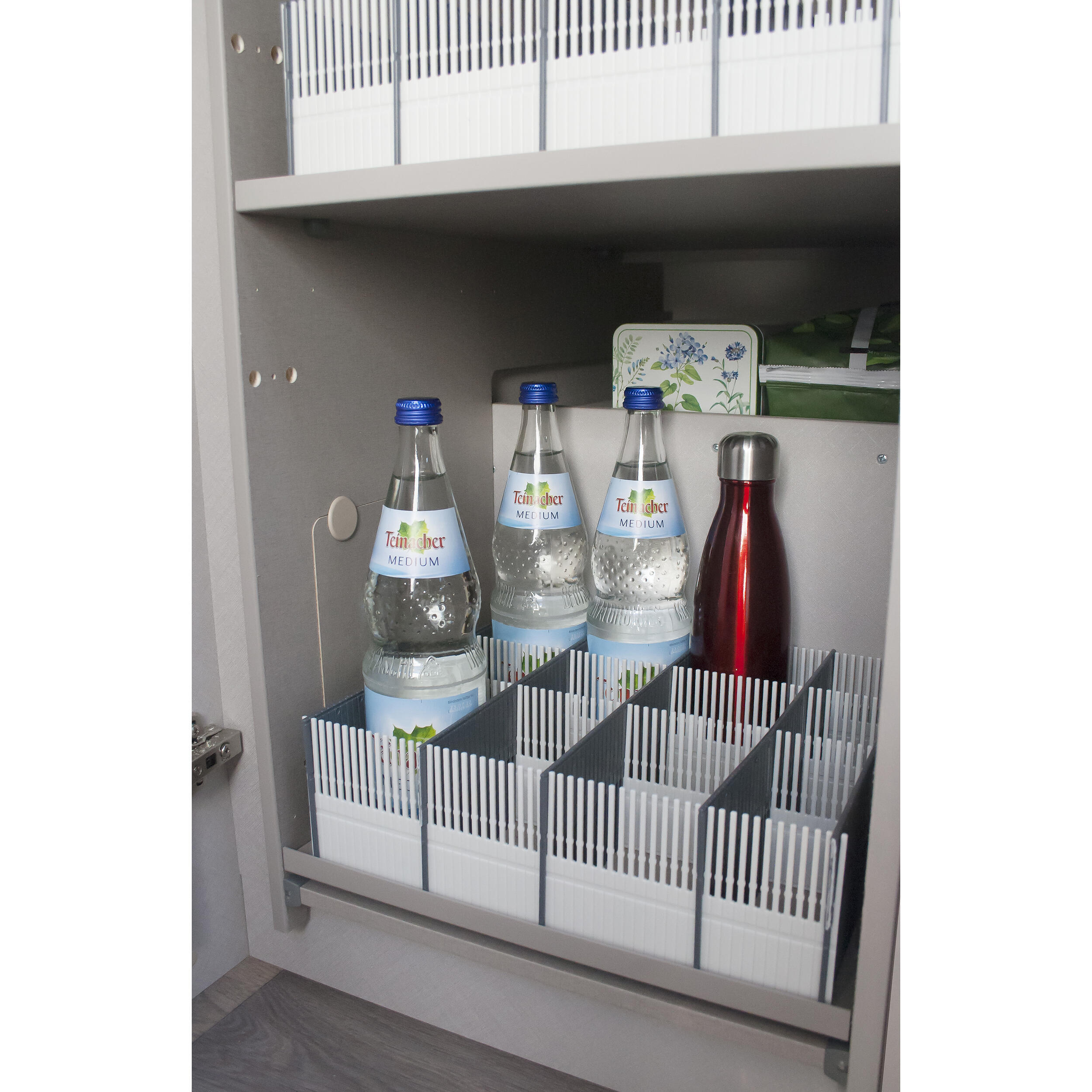 Organiseur de tiroir gris