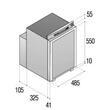 Frigos trimixtes VTR à absorption encastrables : VTR5060 DG - 51L