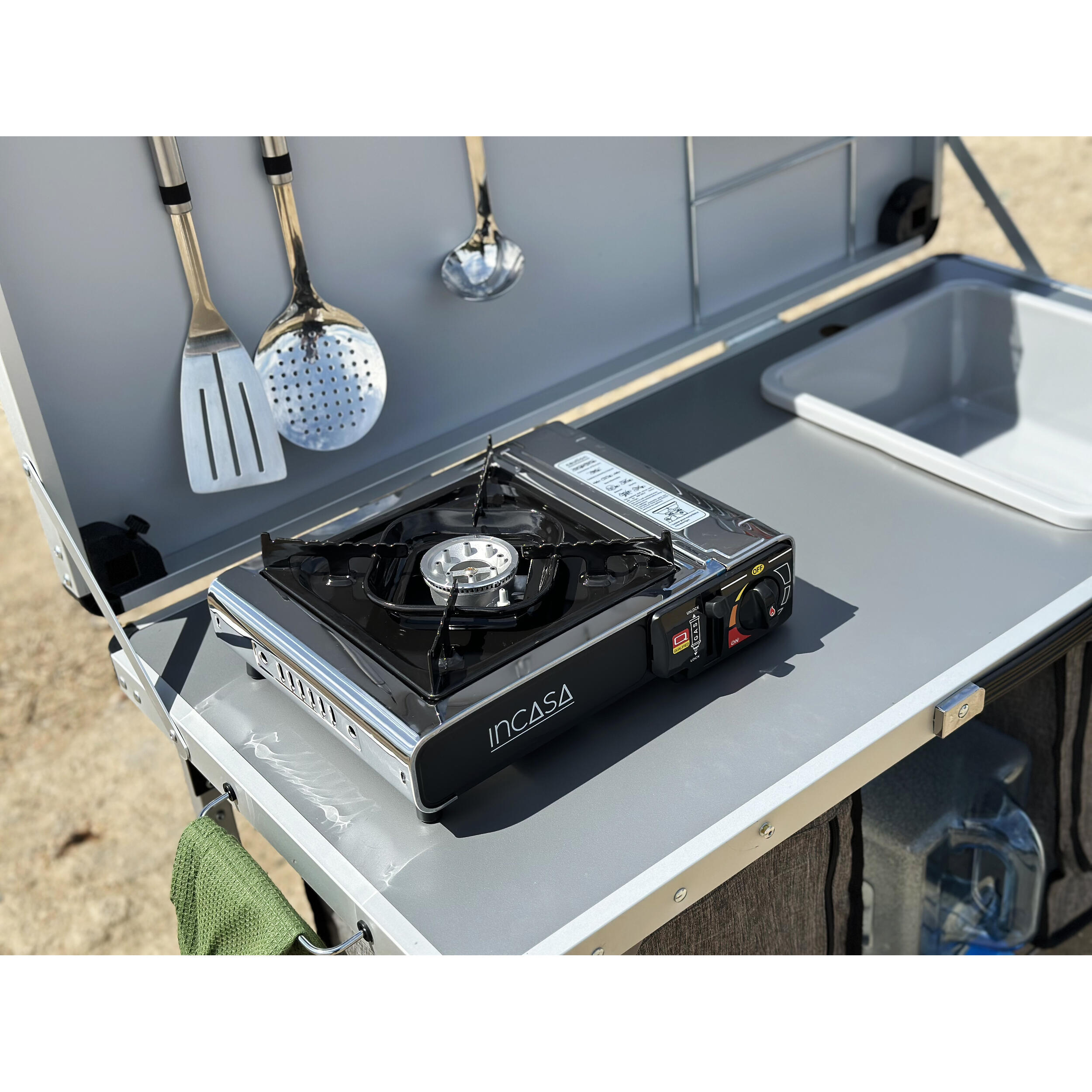 Réchaud à gaz portable avec 1 feu