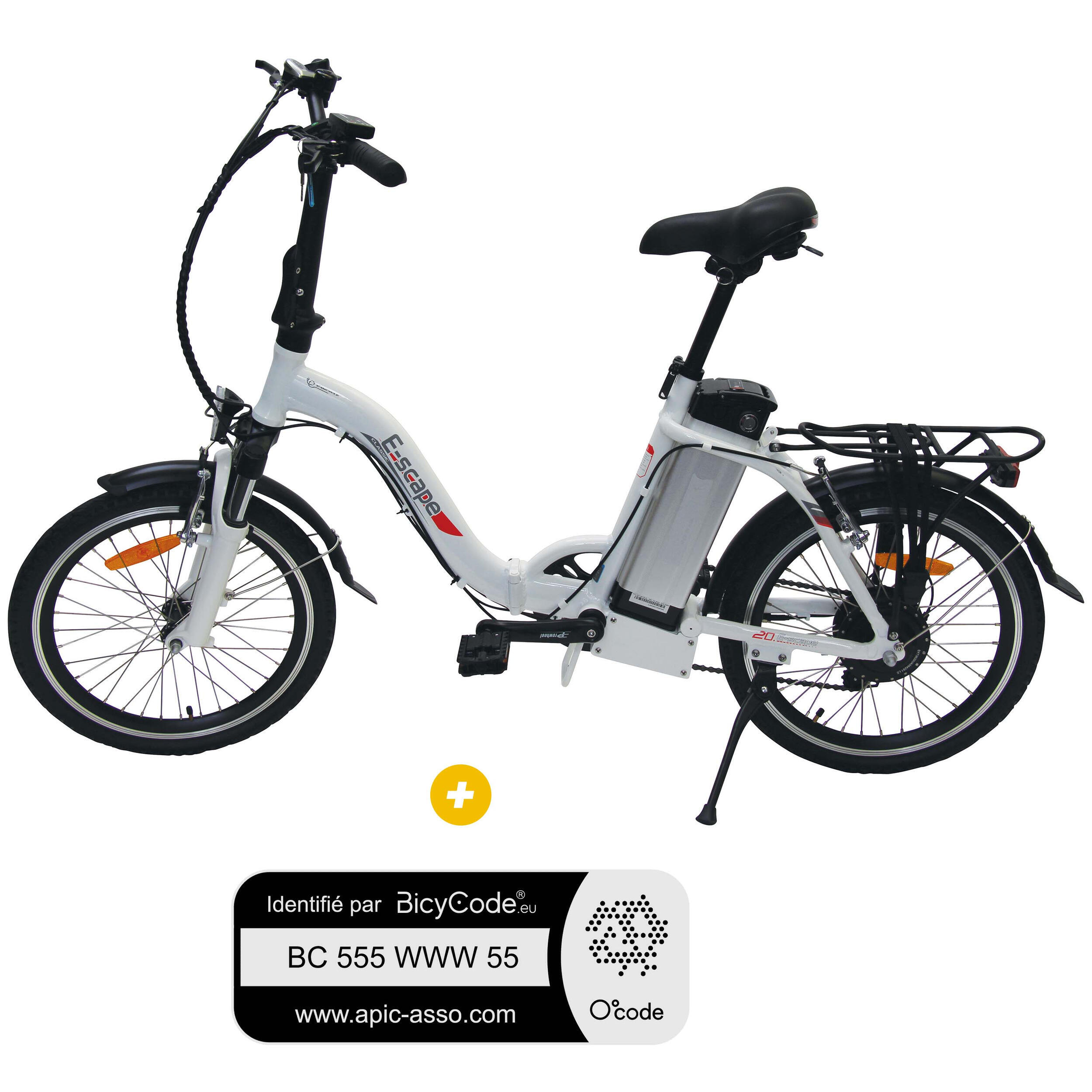 Vélo à assistance électrique Classic : Blanc