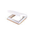 Lanterneau Omnivent 40x40 à manivelle : - Couleur : Blanc
