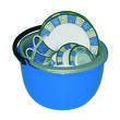 Seau rond multi-usages