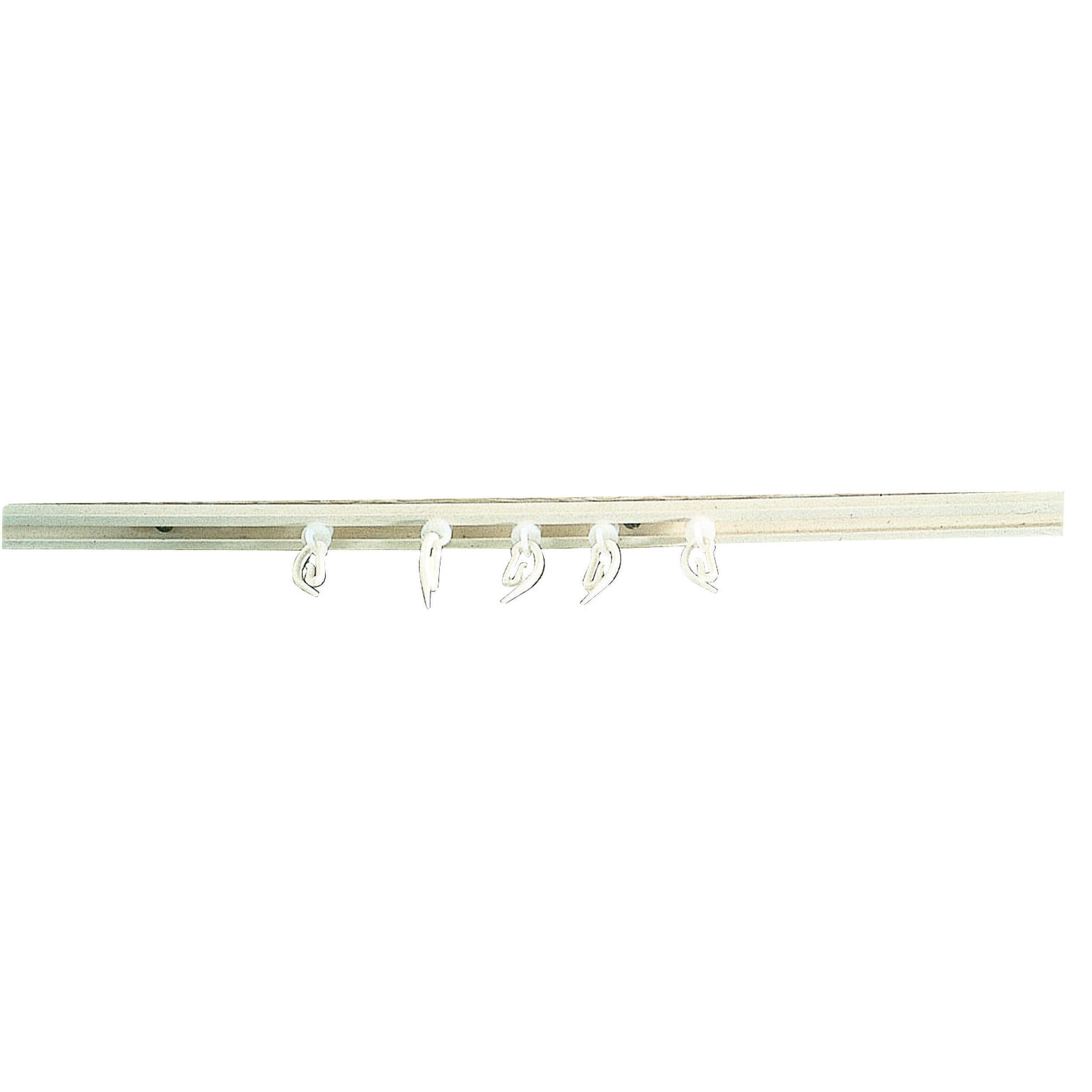 Rail de rideaux rigide en plastique