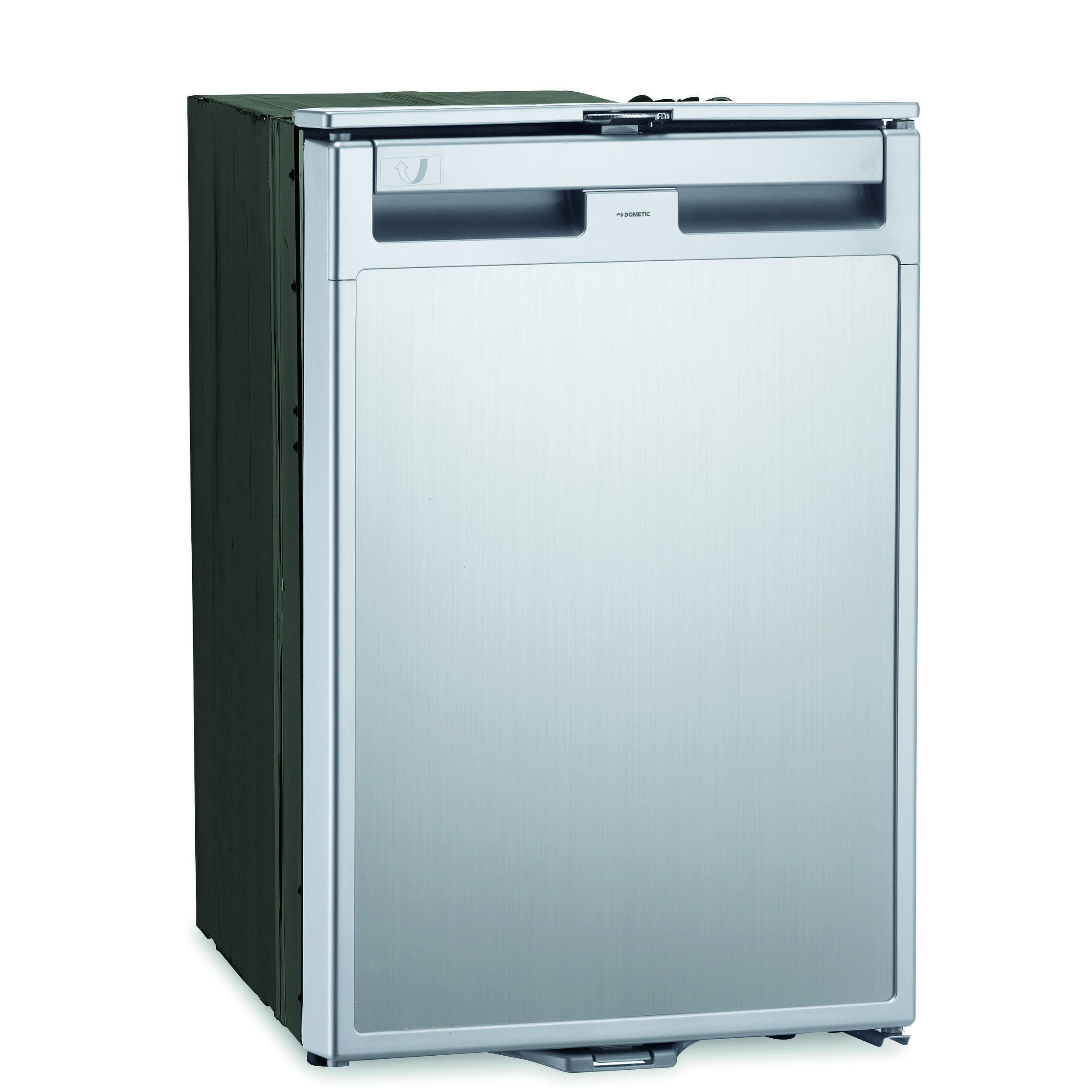 Réfrigérateur à compression encastrable Coolmatic CRX : - Modèle : CRX140 Aluminium - 130 Litres