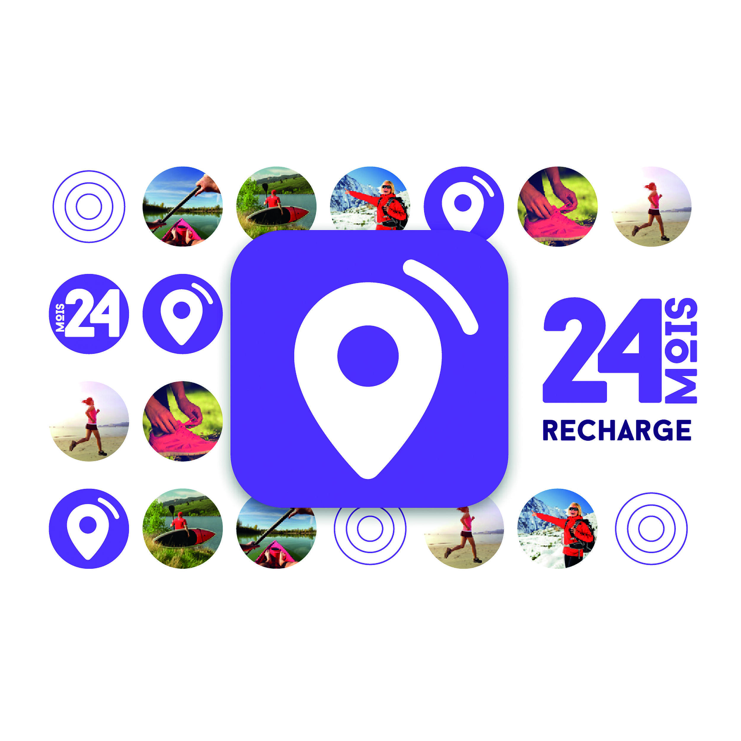 Carte prépayée Tifiz pour Tracker GPS : - Modèle : 24 Mois