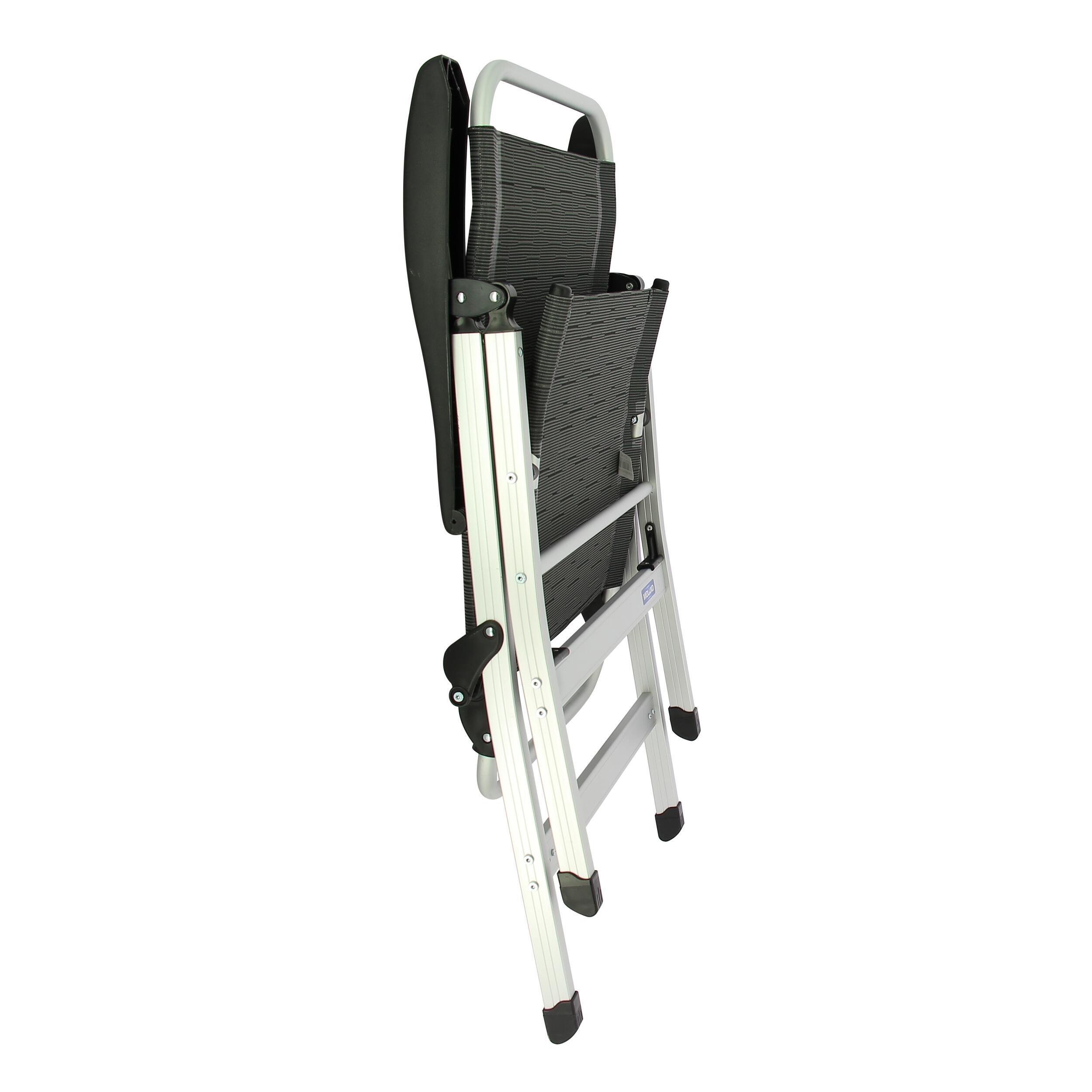 Fauteuil Confort : Noir et gris