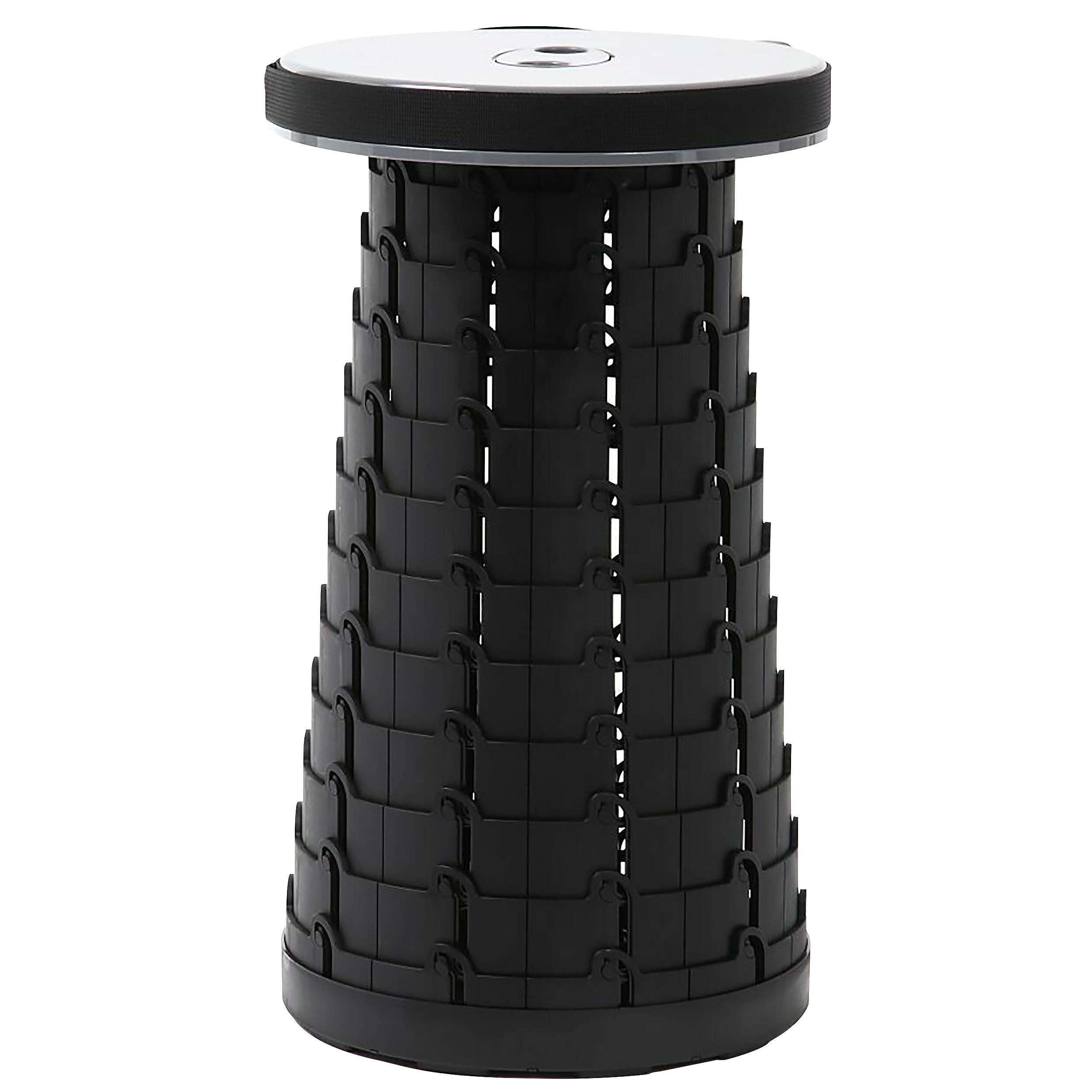 Tabouret télescopique gris