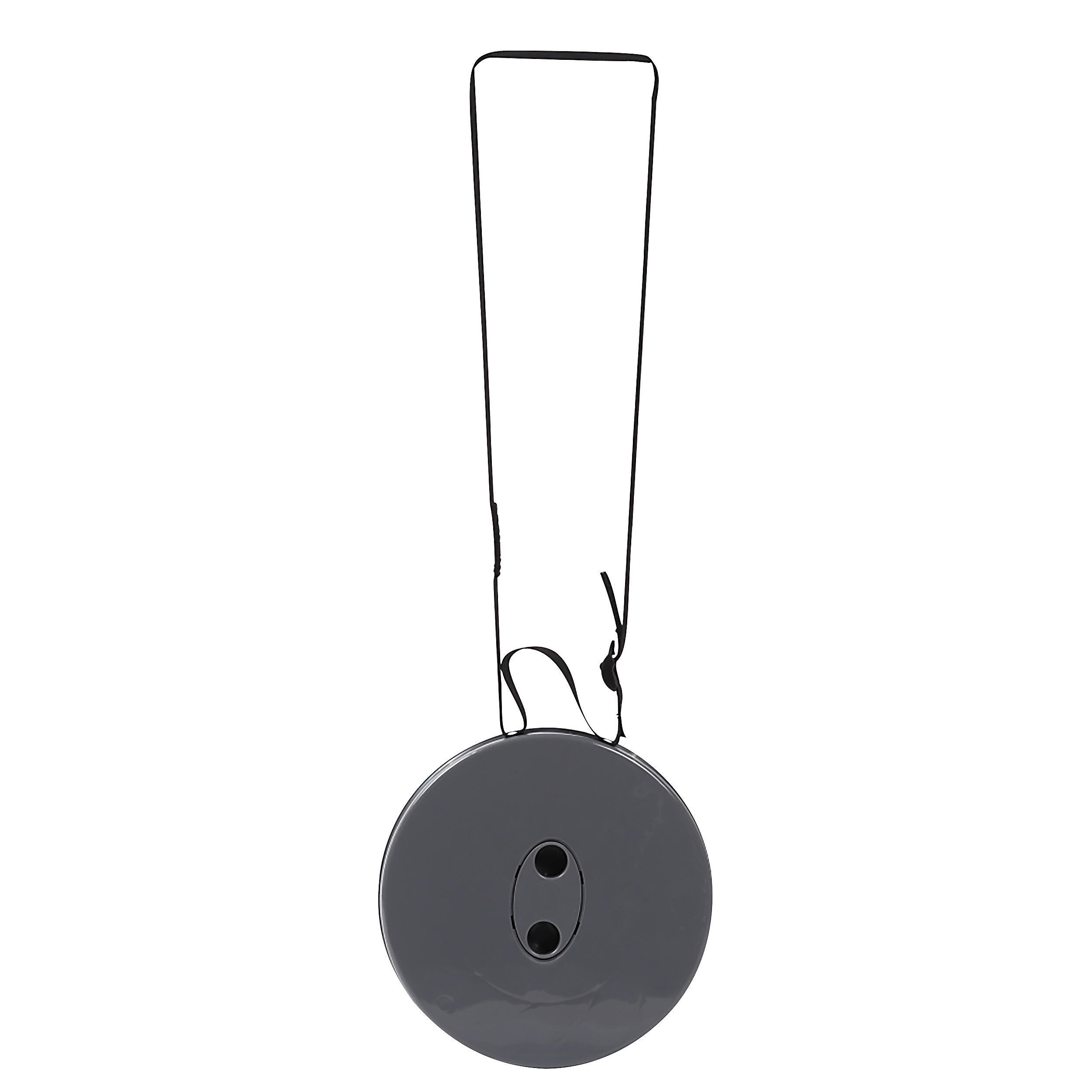 Tabouret télescopique gris