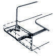 Console pliante : - Bras 300 mm