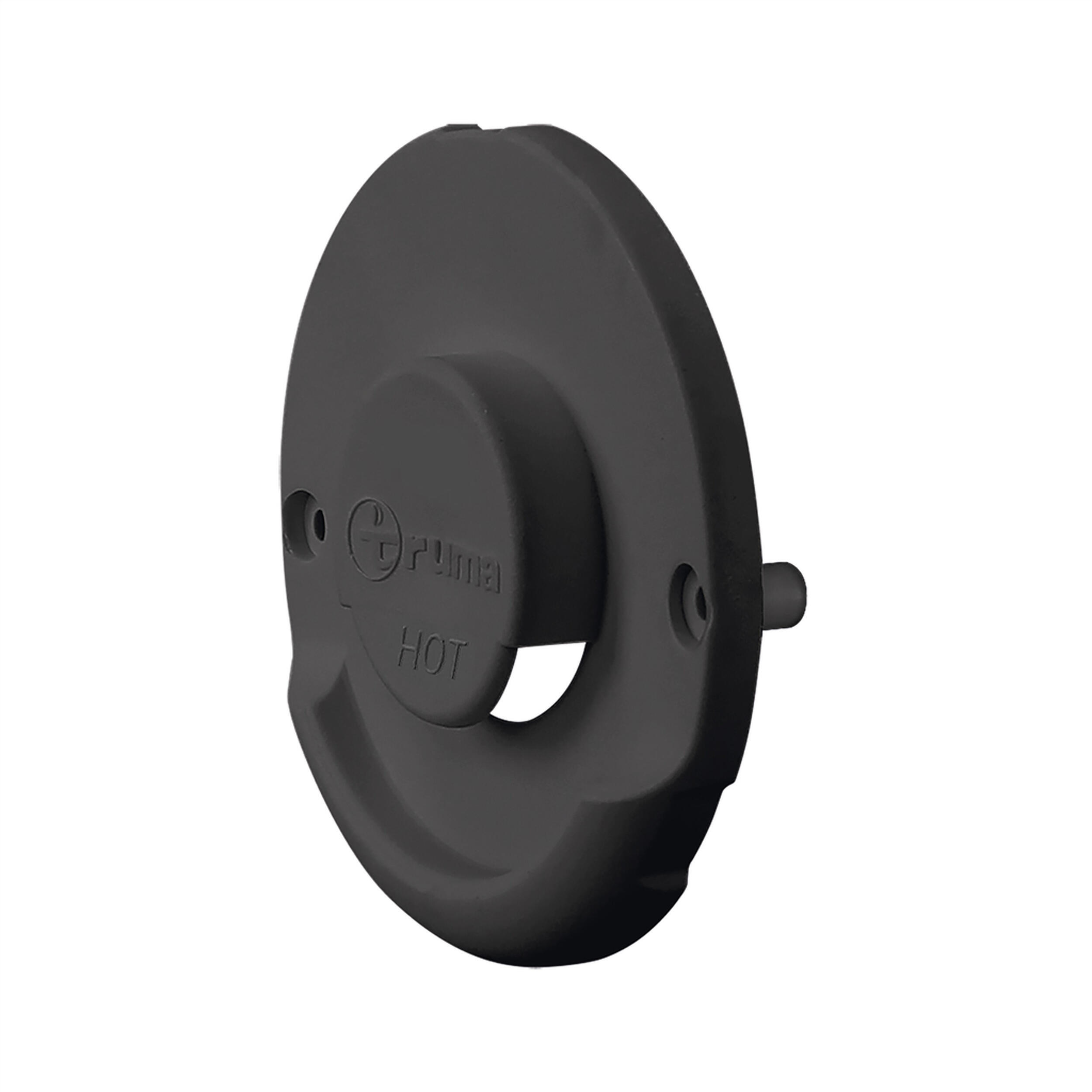 Ventouse extérieure pour kit cheminée latérale ZR 80 : - Coloris : Noir