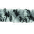 Rideau chenille pour porte camping-car : - Coloris : Noir / Blanc / Gris