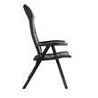 Fauteuil de camping Noblesse : - Modèle : Deluxe Silverline - Coloris : Noir/Blanc