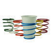 Lot de 6 supports de verre ressorts