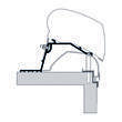 Adaptateur Hobby Caravan 2014 Stores Omnistor 6300/9200