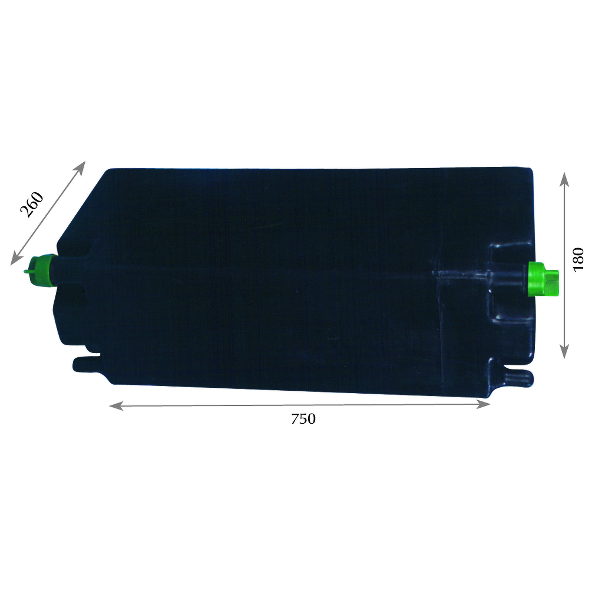 Réservoir standard eaux-usées pour camping-car, 30 Litres
