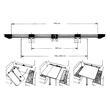 Coulisse de table