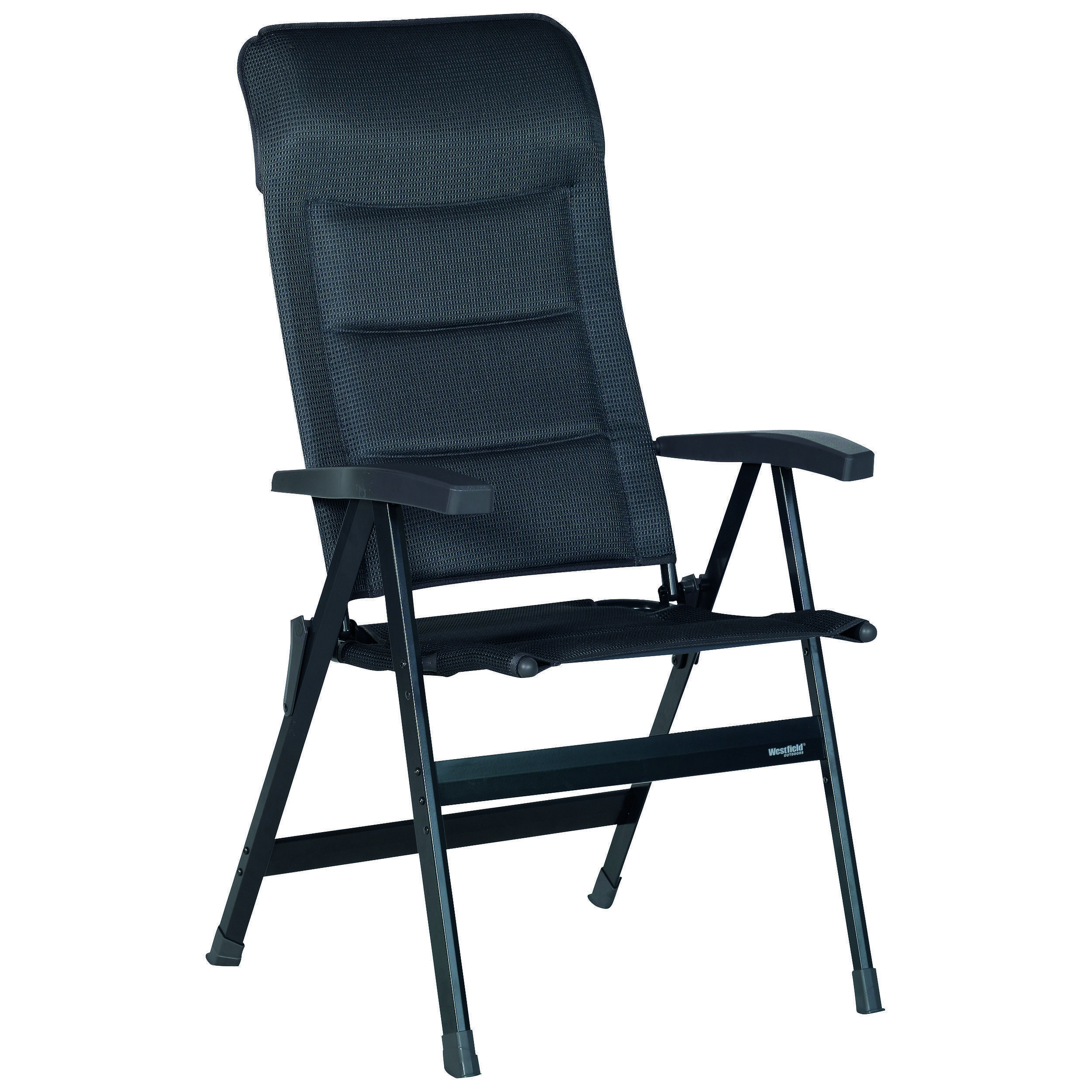 Fauteuil de camping Majestic : - Coloris : Noir