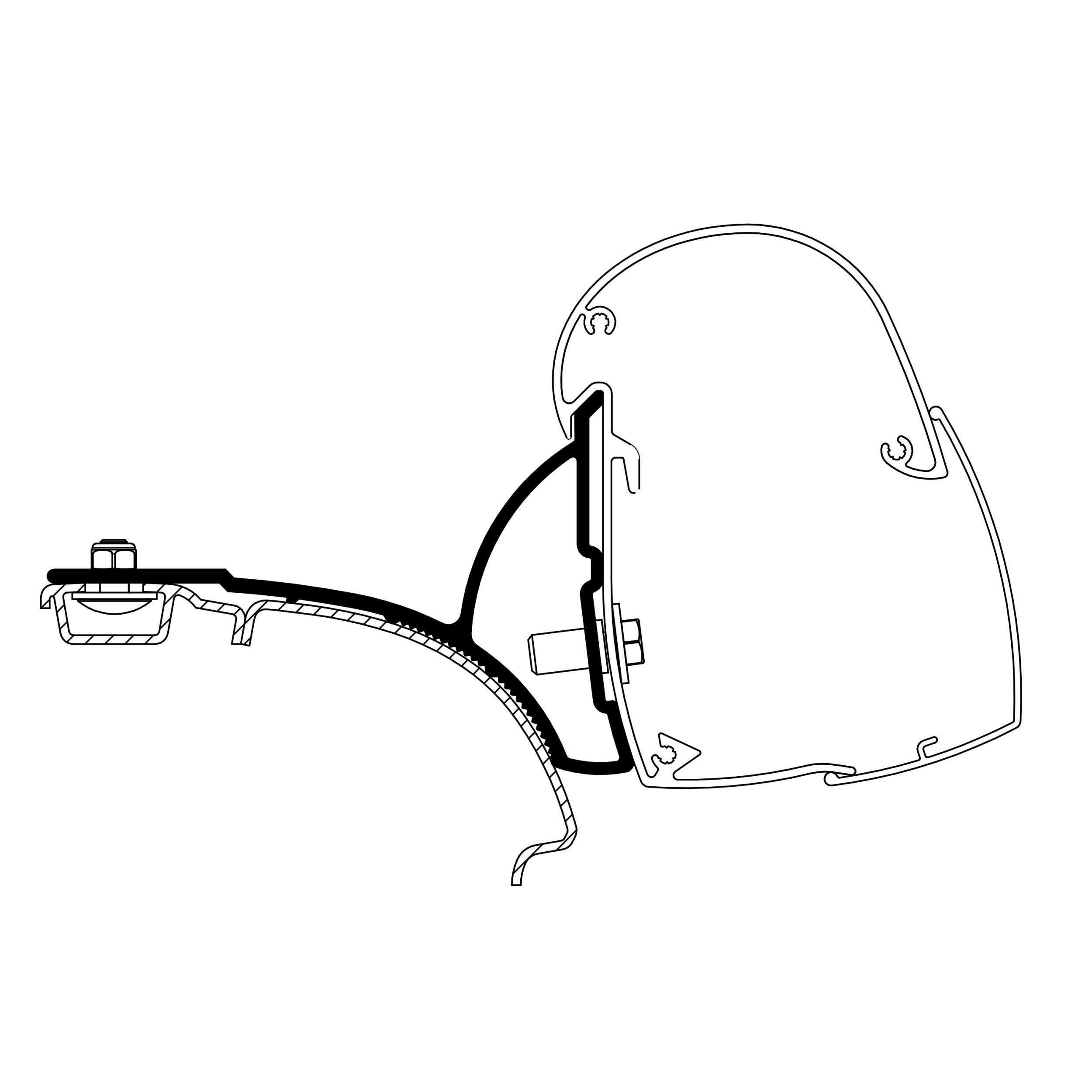 Adaptateur Omnistore 5102 VW T5/T6