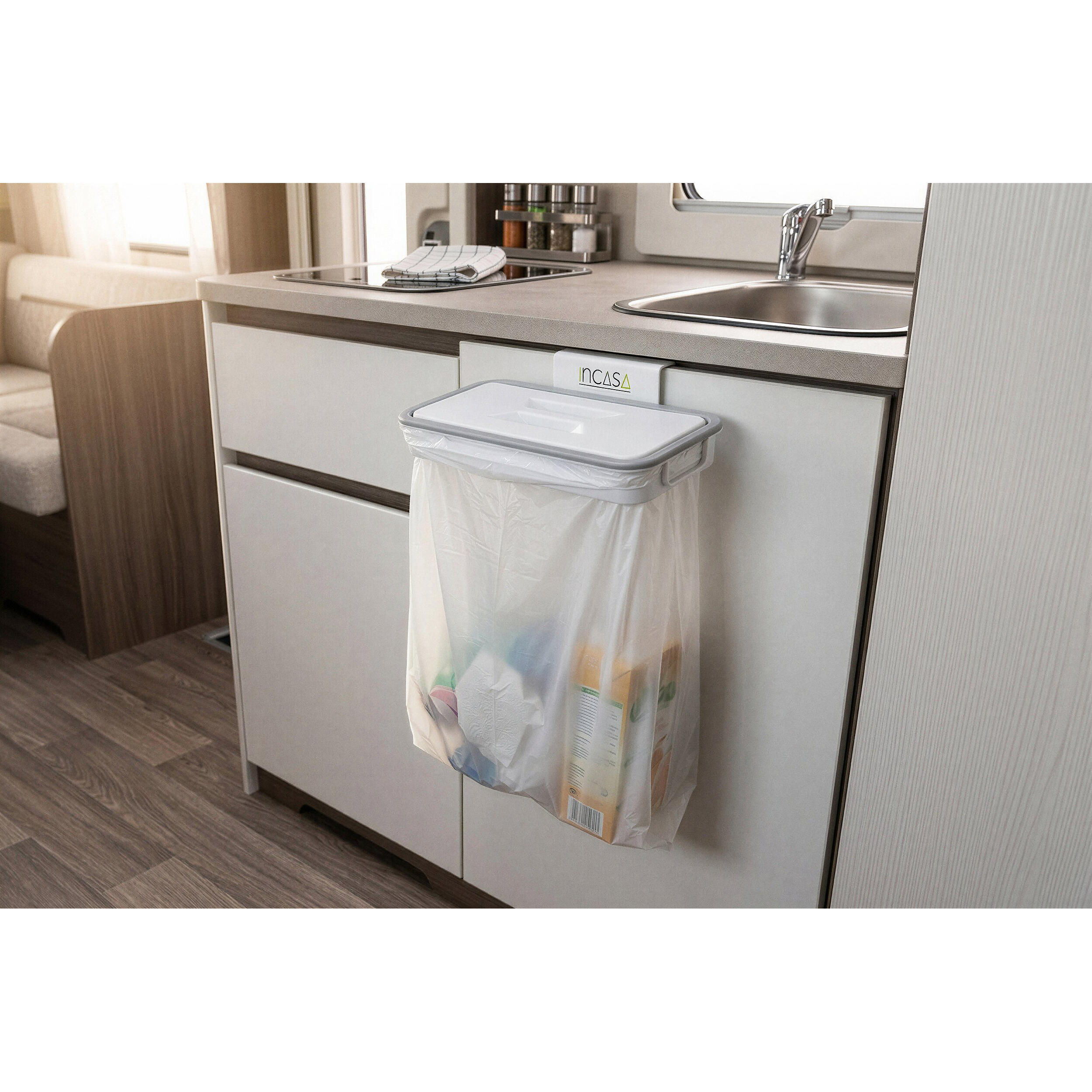 Support porte sac poubelle