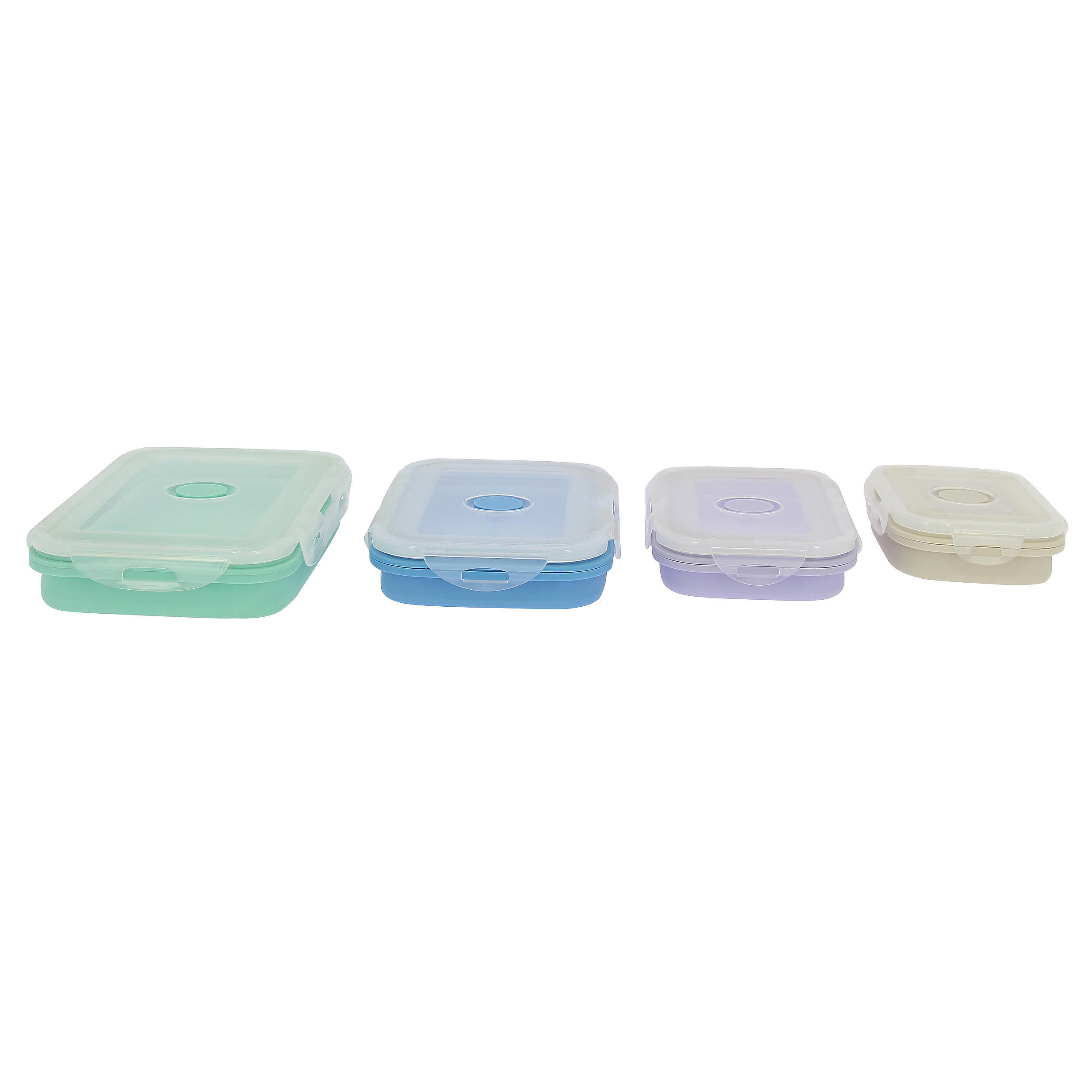 Lot de 4 boîtes de cuisine rétractables