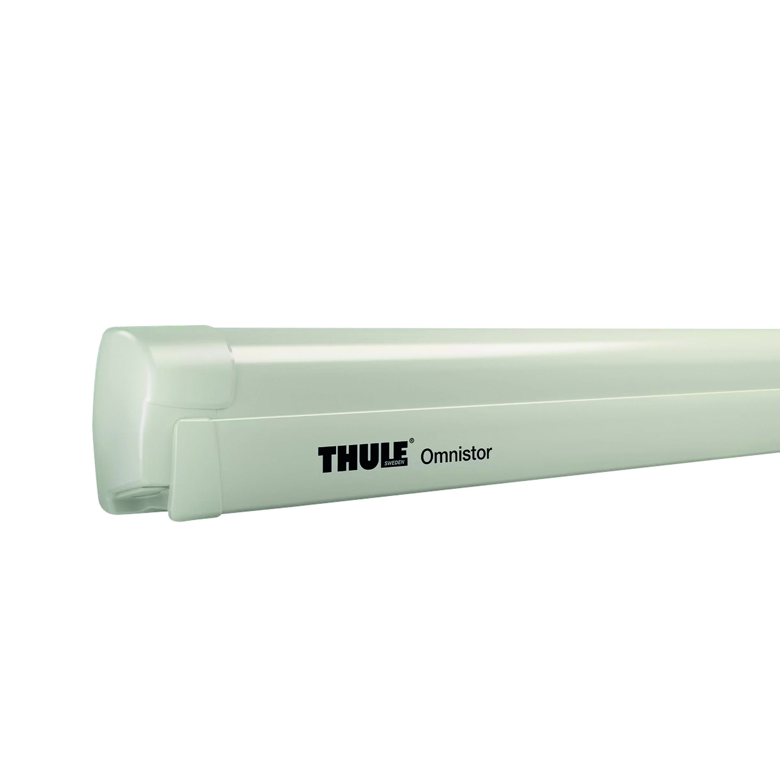 Store Omnistor 8000 motorisé : - Longueur : 4 m - Coloris : Mystic Gris avec boîtier crème
