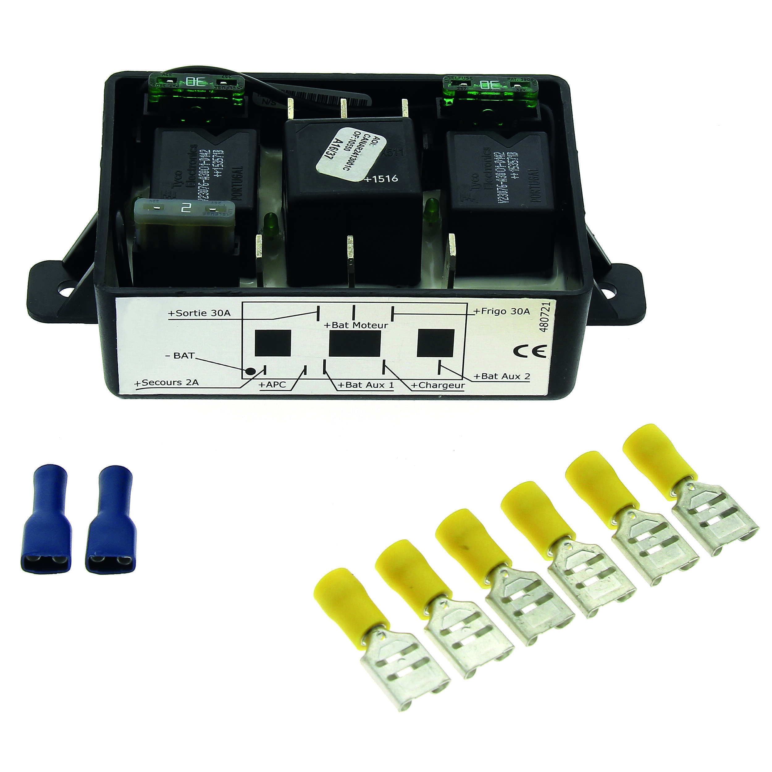 Coupleur séparateur pour batteries de camping-car : 3 batteries PWM avec sécurité