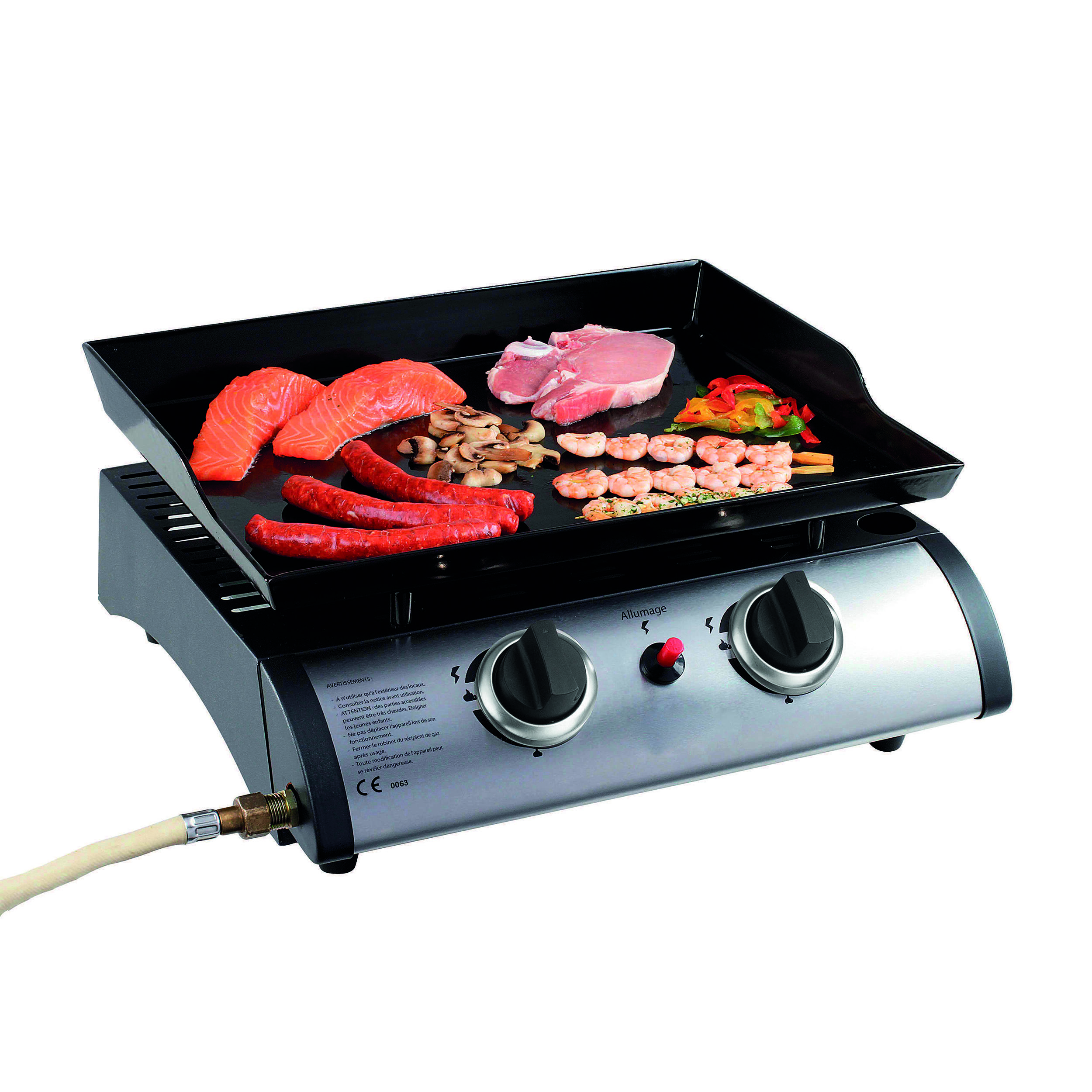 Plancha à gaz de camping