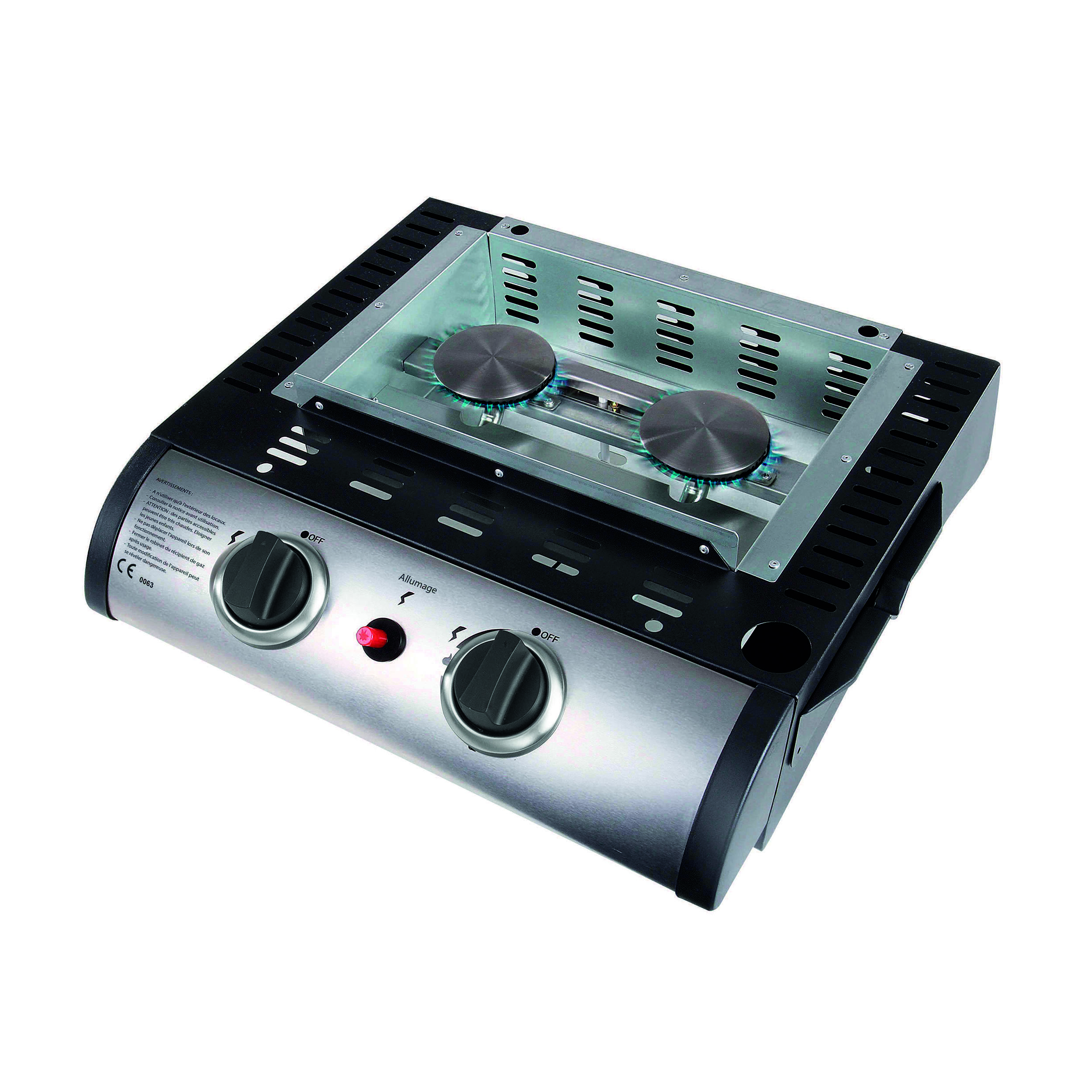 Plancha à gaz de camping