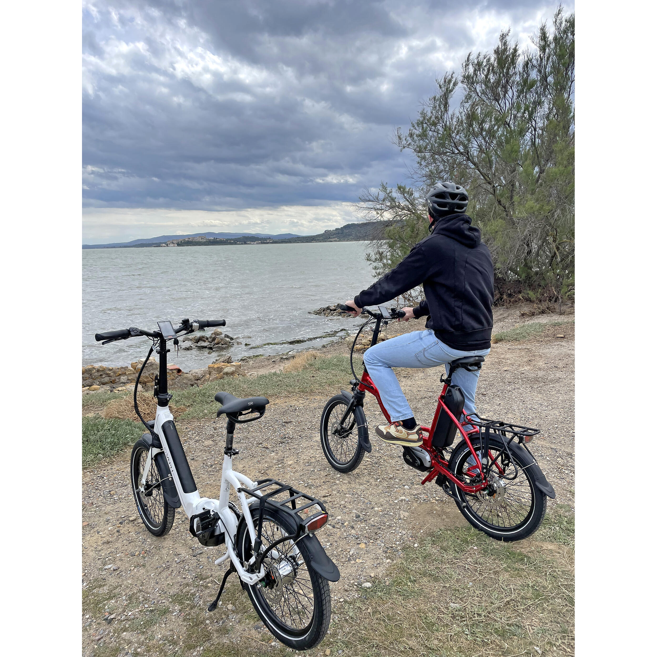 Vélo à assistance électrique pliant JUNY : Rouge 14Ah