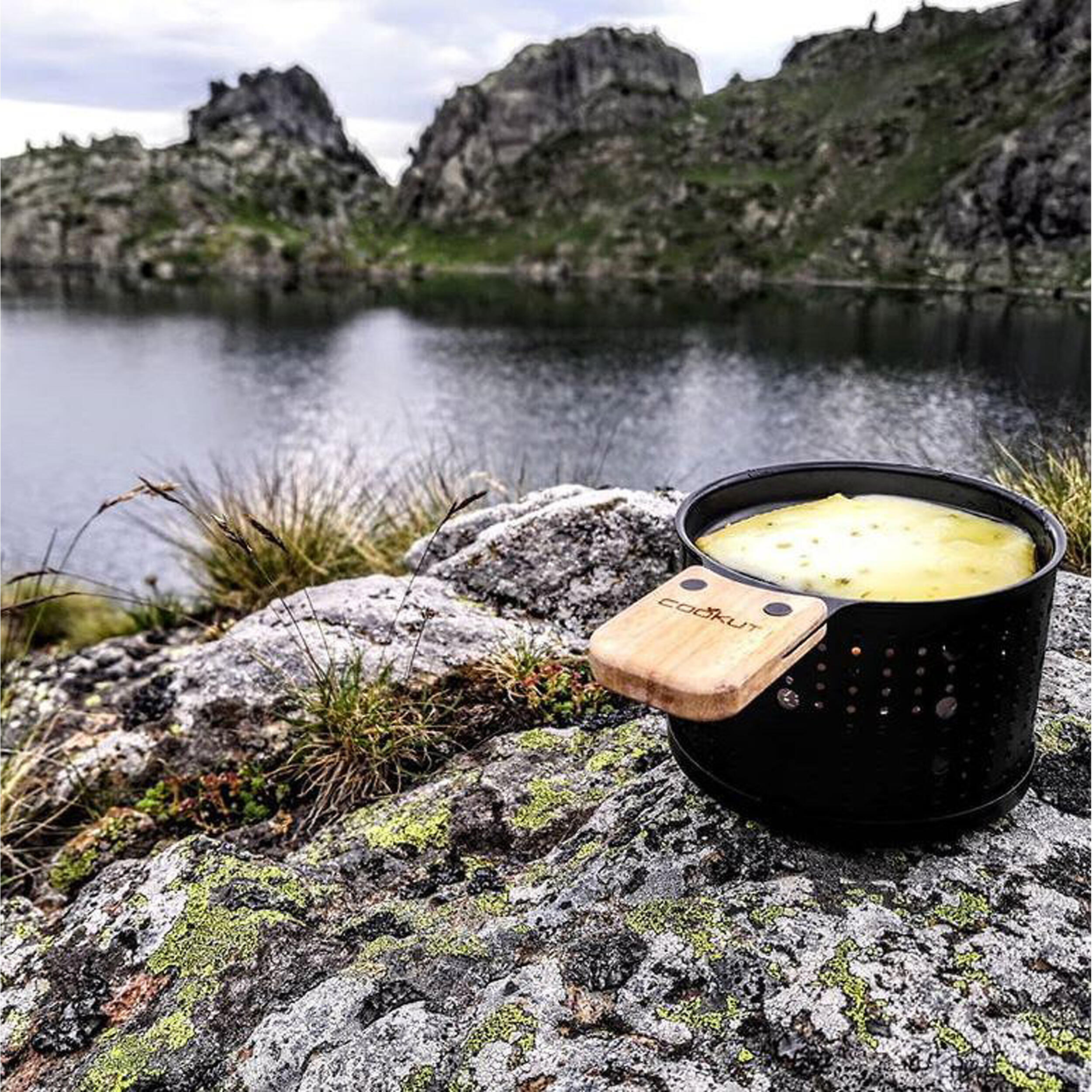 Appareil à raclette à la bougie : pour 4 personnes