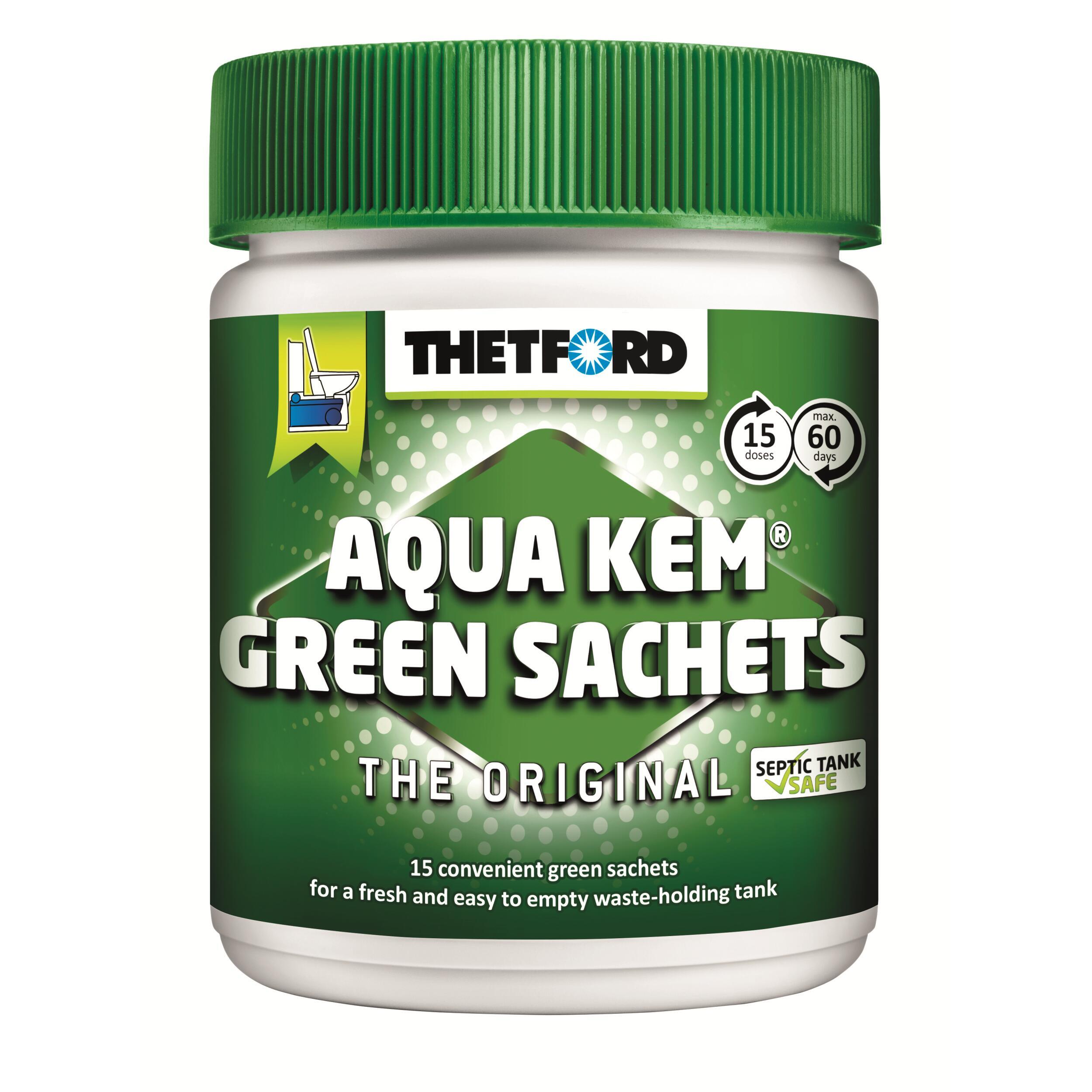 Aqua kem vert en sachets additifs WC