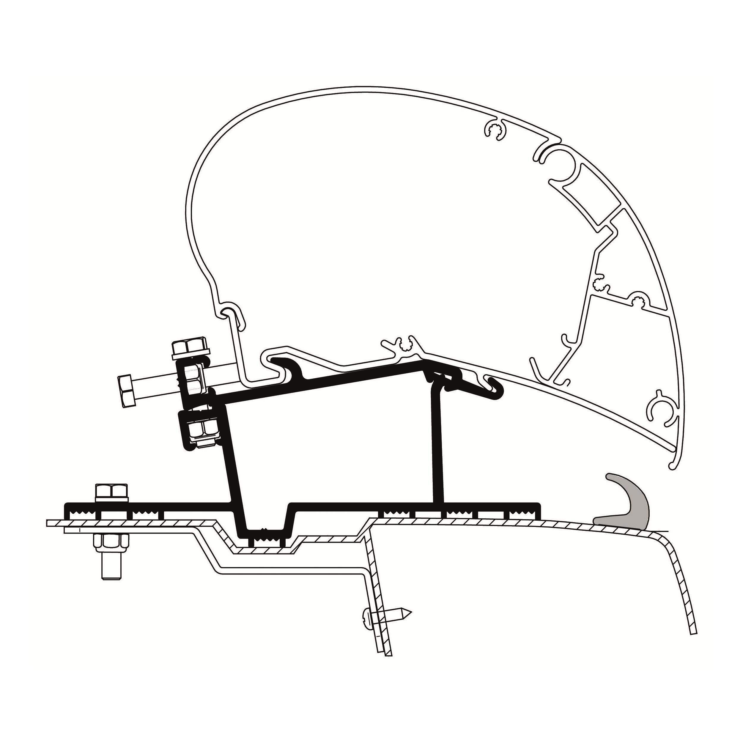 Adapatateur Master Movano stores Omnistor 6300/ 9200