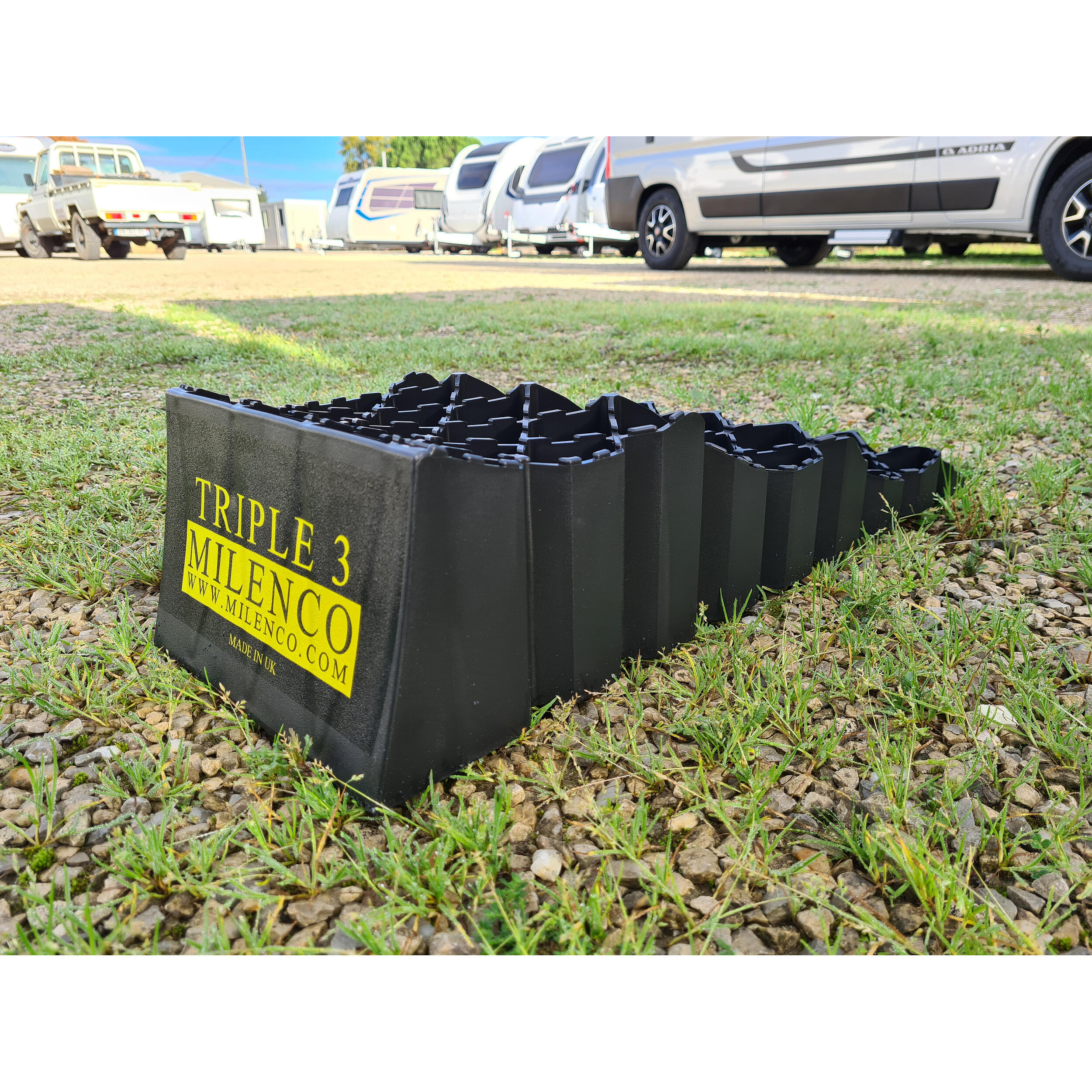 Cales de stabilisation triple 3 pour camping-car