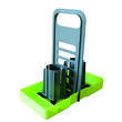 Support bouteille pour cuisine Vert/Gris